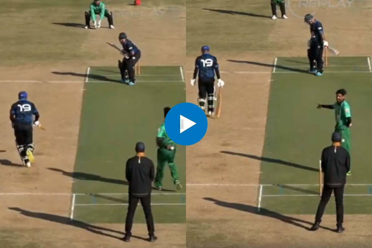 Cricket Viral Video: Oversmart? Non-striker blazingly runs half the pitch  even before ball gets bowled, watch funny clip here