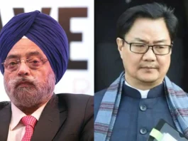 Kiren Rijiju RS Sodhi