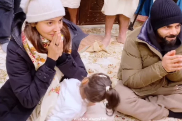 Anushka Sharma and Virat Kohli visit Neem Karoli Baba
