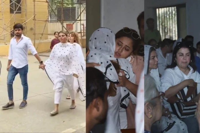 Rakhi Sawant mom funeral Rakhi Sawant mom funeral