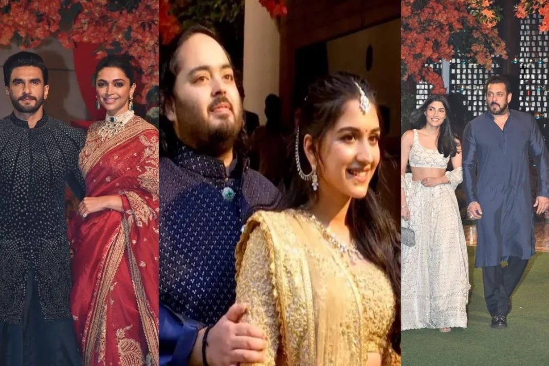 Radhika Merchant and Anant Ambani engagement