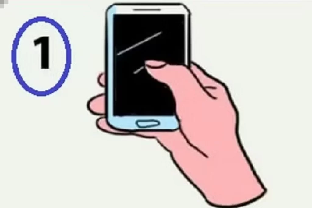 1. Holding phone with one hand and using thumb