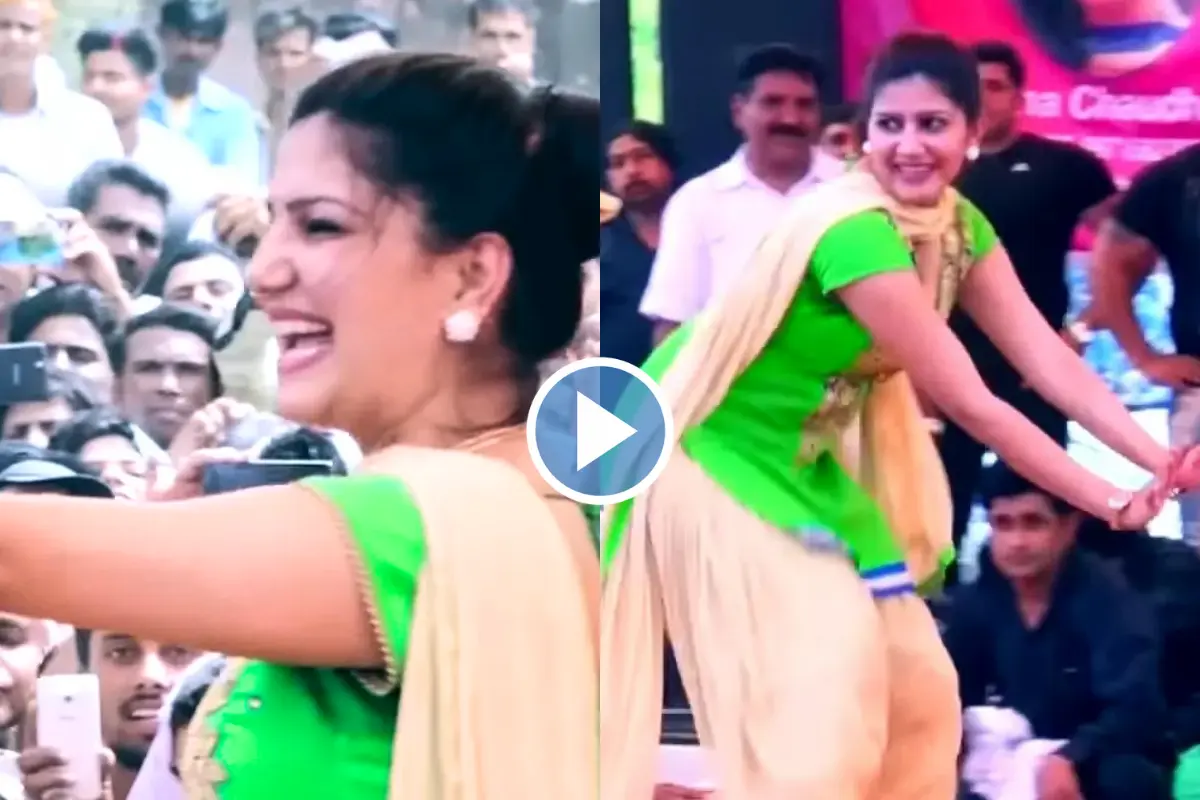 Xxx Haryanai Sapna Chodari - Sapna Choudhary takes rustic to the next level ! Watch her 'stage tod'  performance on 'Chatak Matak' that's breaking all records, video here