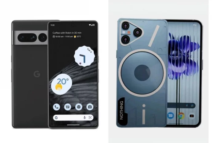 Google Pixel 7 Pro 5G vs Nothing Phone 2