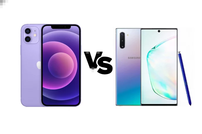 iPhone 12 vs Samsung Galaxy Note 10