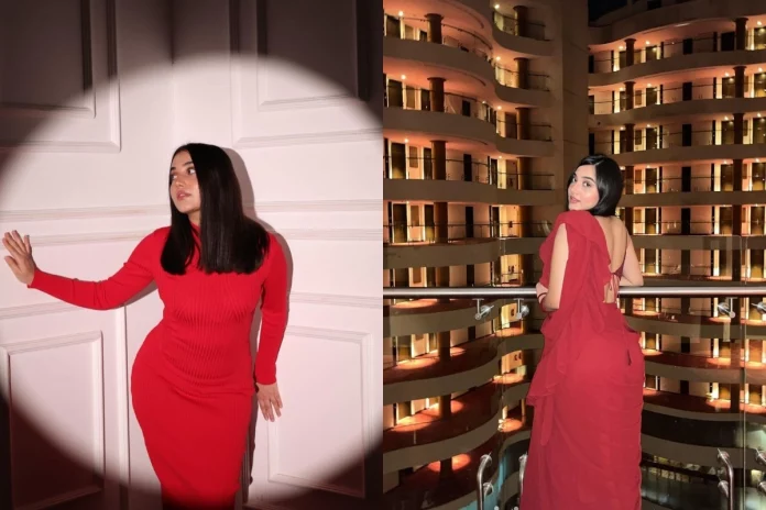 Asfi Javed Red Urfi Javed sister