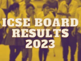 ICSE Board Results 2023