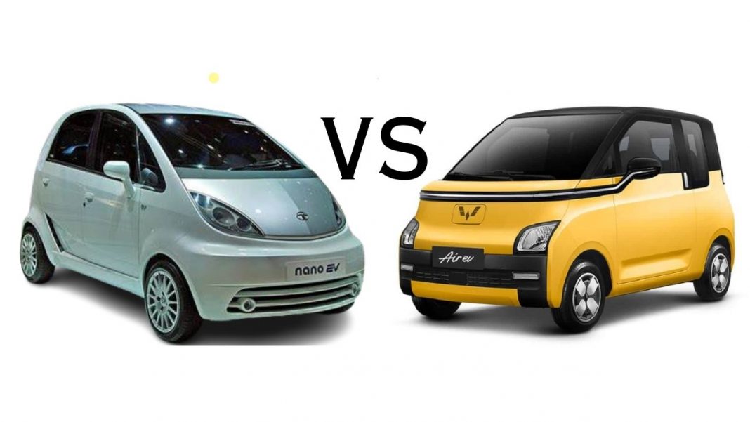 MG Comet Vs Tata Nano