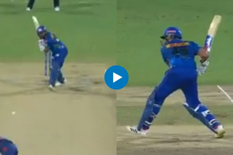 MI vs LSG IPL 2023: Naveen-ul-Haq Strikes, Rohit Sharma Departs with a Catch to Badoni, watch video