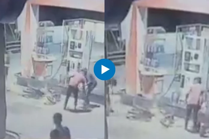 Bhopal Trio Lights Bike and Petrol Pump on Fire, Two Escape and One Arrested