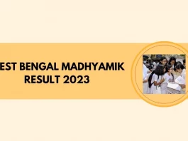 West Bengal Madhyamik Result 2023