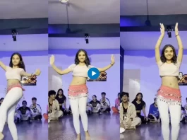 Girl dancing on the beats of 'Dil Cheez Tujhe Dedi'