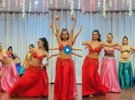 Girls' viral dance on the song 'Dil Cheez Tujhe Dedi'