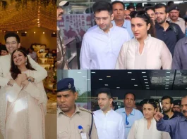 Parineeti and Raghav spotted at Rajasthan Airport