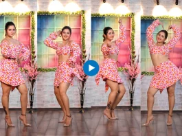 Rashami Desai dancing on the beats of 'Roop Suhana Lagta Hai'