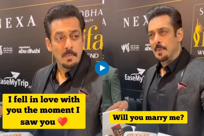 Salman Khan proposed by an Hollywood reporter