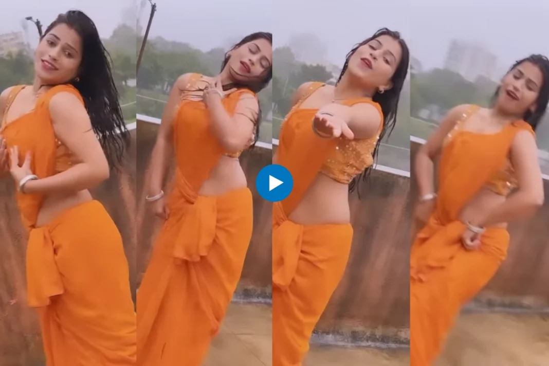 Viral dance video of Bhabhi dancing on the famous song 'Tip Tip Barsa Paani'