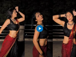 A viral video of girl dancing on the song 'Dhak Dhak Karne Laga'