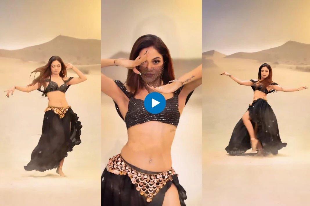 Girl belly dancing on song 'Mashallah Mashallah'