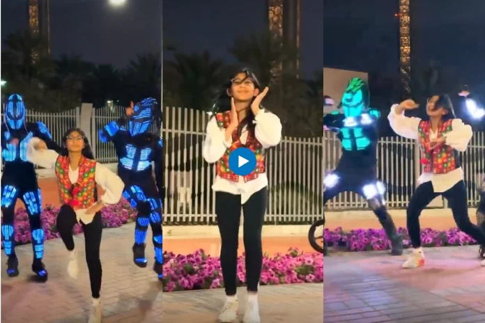 Girl dancing on the beats of 'London Thumakda'