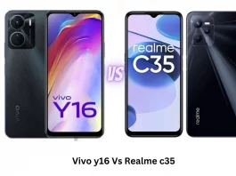 Vivo y16 Vs Realme c35