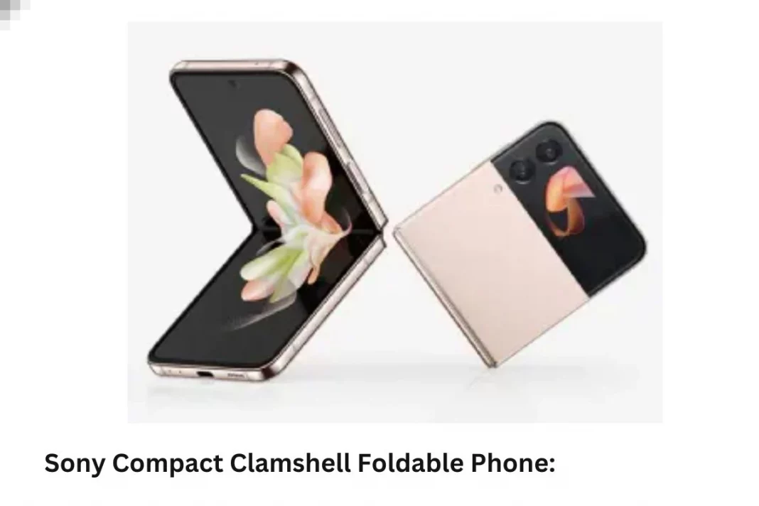 Sony Compact Clamshell Foldable Phone