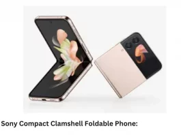 Sony Compact Clamshell Foldable Phone