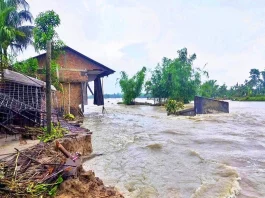 The floods has caused displacement of around 5 lakh people.