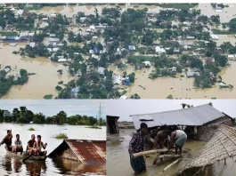 Heavy Rainfall and floods has derailed life in many regions of Assam.