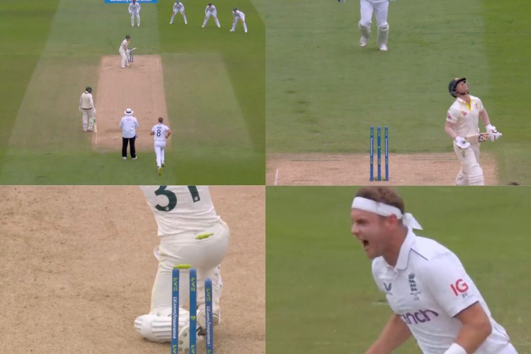 Aus Vs Eng Ashes 2023: Broad Does it Again; Takes David Warner Wicket for the 15th Time. Watch the video here.