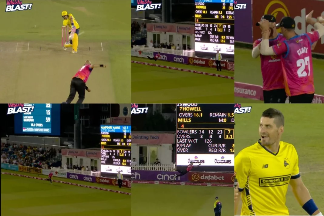 Watch the Cricket Viral Video where Brad Currie takes a superman catch to guide Sussex to a victory. Watch the video here.