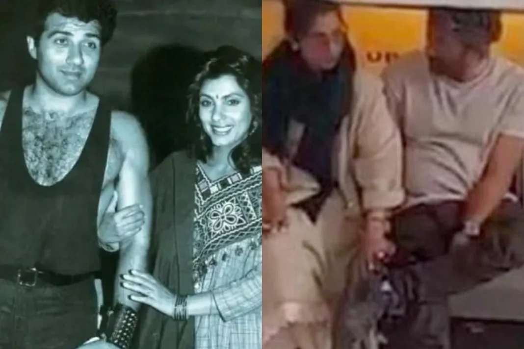 Dimple Kapadia and Sunny Deol