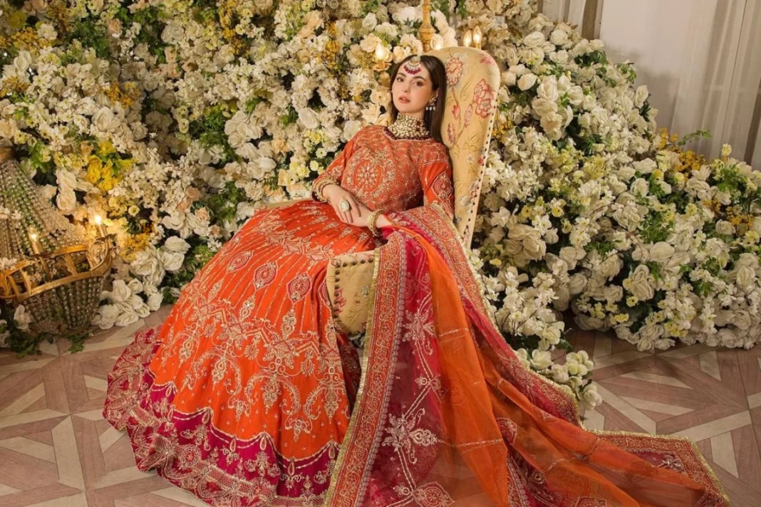 Hania Aamir bridal wear