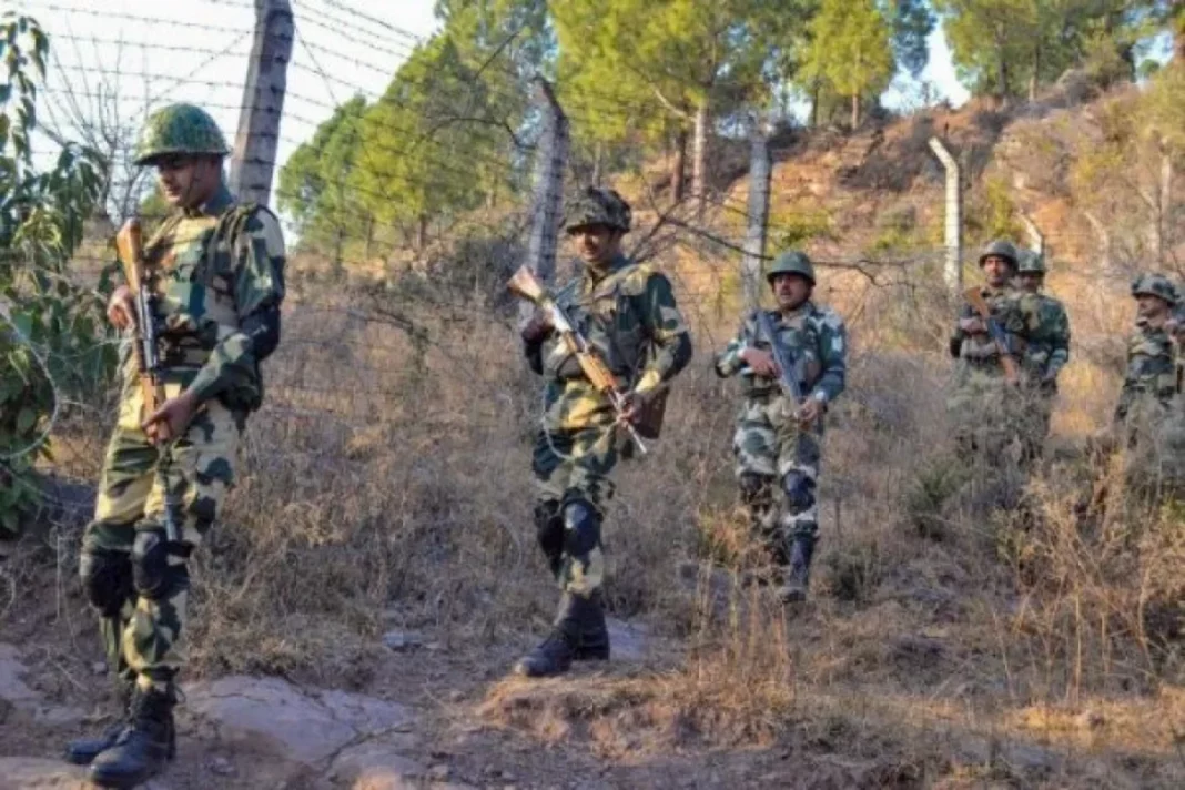 Army personnel patrol LoC fencing are in Jammu and Kashmir's