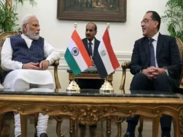 Prime Minister Modi held diplomatic talks with PM Mostafa Madbouly of Egypt and his cabinet.