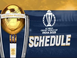ODI World Cup 2023 Schedule