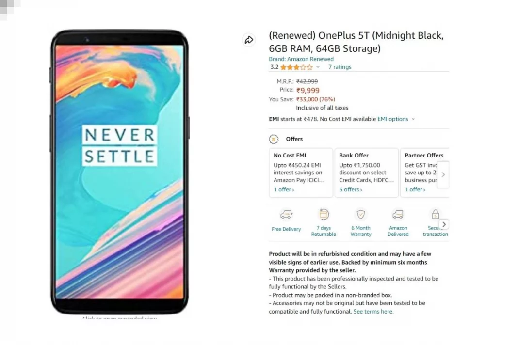 One Plus 5T