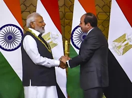 PM Modi has been conferred with Egypt's highest state honour.