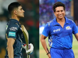 Shubman Gill and Sachin Tendulkar