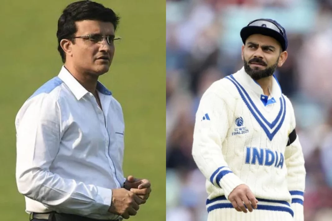 Sourav Ganguly Virat Kohli