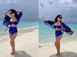 Sunny Leone in Bikini set