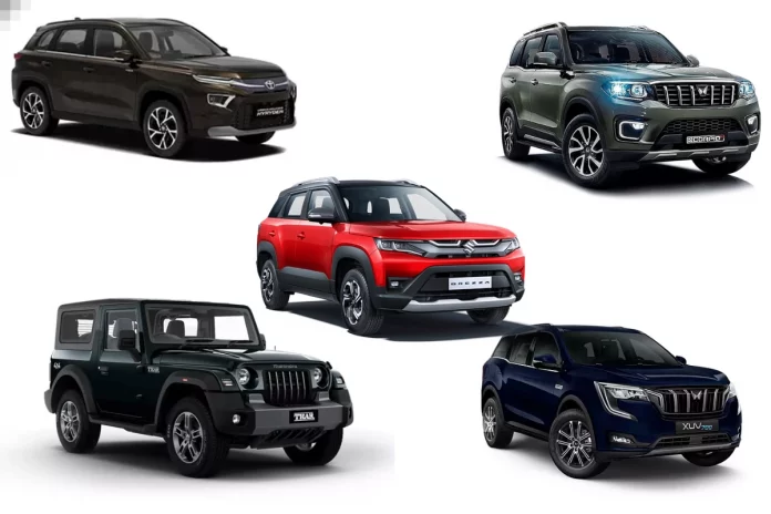 Top 5 SUVs that have the longest waiting period in India, From Toyota Hyryder to Maruti Suzuki Brezza, see the list here