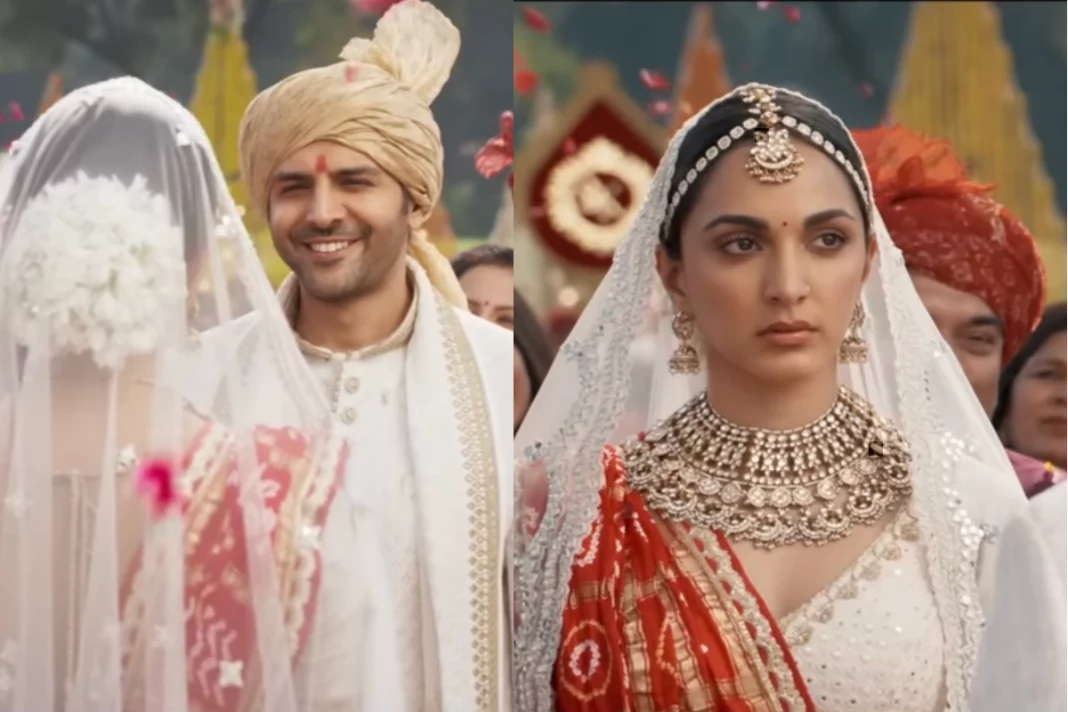 A new song “Aaj Ke Baad” has been released today, featuring Kartik Aaryan and Kiara Advani in a wedding setting