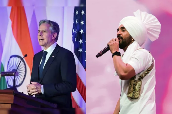 Diljit Dosanjh's popularity soars in the US as secretary of state Antony Blinken expresses admiration; watch
