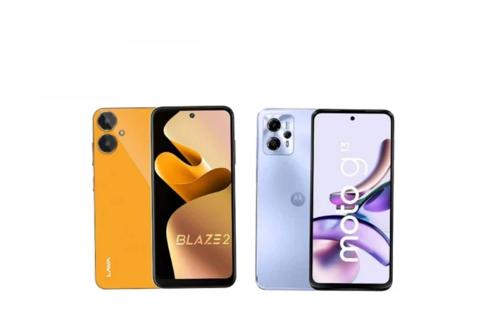 Lava Blaze 2 4G vs Motorola Moto G13: