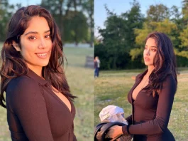 Janhvi Kapoor, the rising star of Bollywood, has once again captured the attention of fans with her latest Instagram post