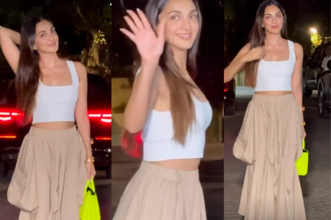 In a recent sighting, the stunning Kiara Advani was spotted exuding her signature charm while rocking a casual yet chic off-duty look