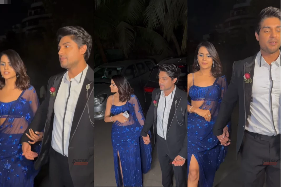 Priyanka Chahar Choudhary and Ankit Gupta, the adorable on-screen couple made a dazzling appearance at the International Iconic Awards 2023