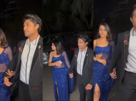 Priyanka Chahar Choudhary and Ankit Gupta, the adorable on-screen couple made a dazzling appearance at the International Iconic Awards 2023