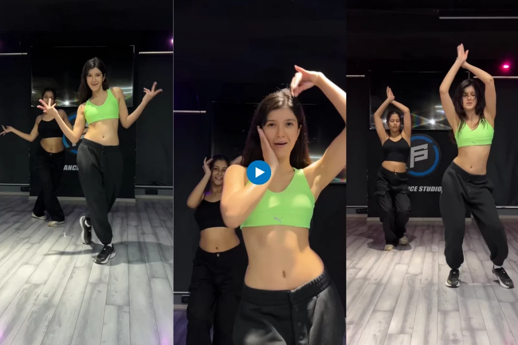 Shanaya shared a breathtaking video of herself dancing to Neha Kakkar's hit song 